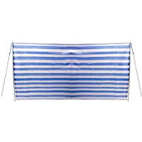 Hosa - Paraviento de Playa con Tensores 4 Metros - para Viento de Rayas para Camping